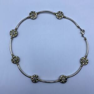 Eclectic Whimsical Naturecore Ethereal 2-Tone Star/Sun Sterling Silver Necklace